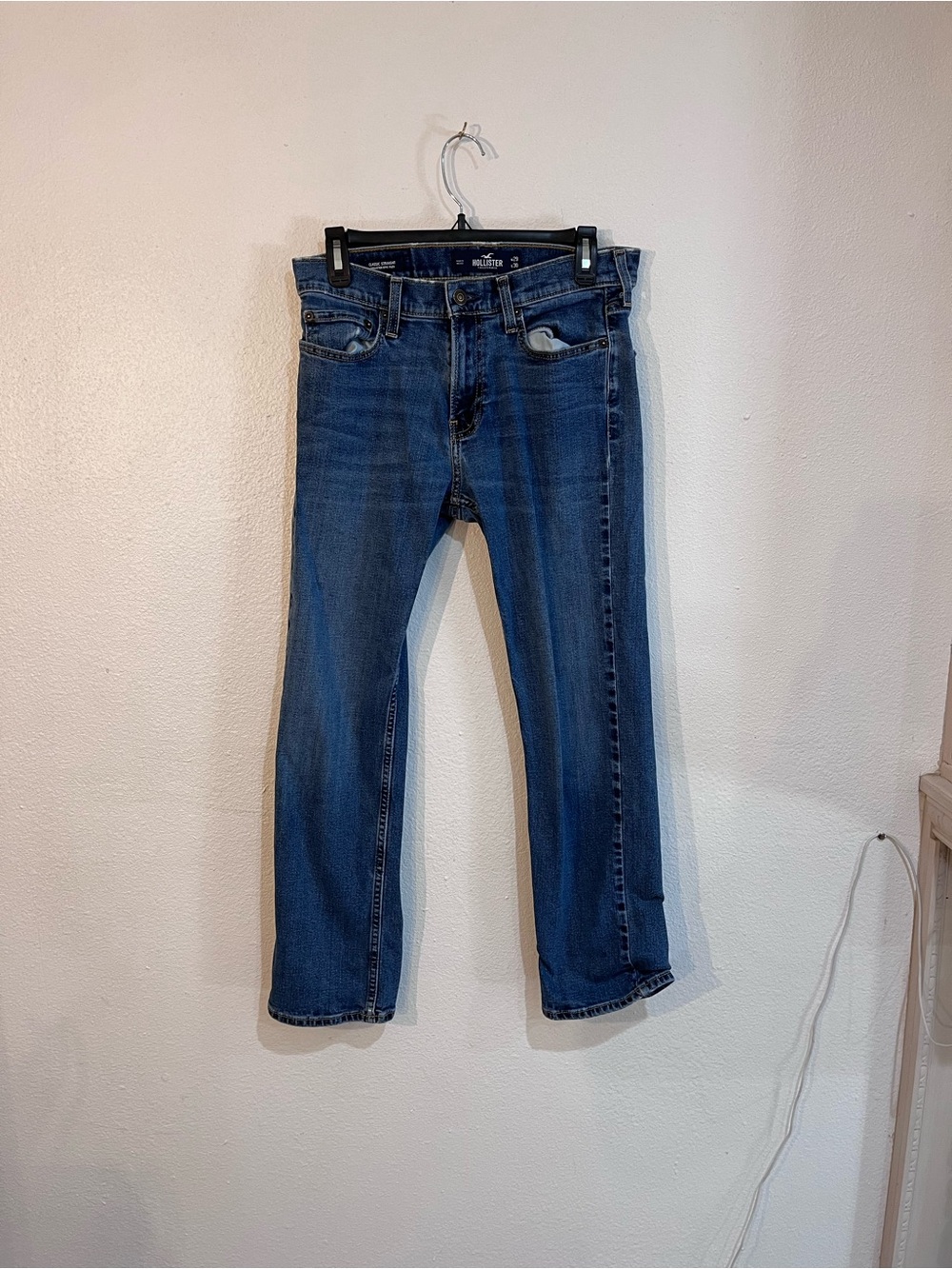 Classic Men's Blue Denim Jeans